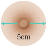 Aréoles 5 cm