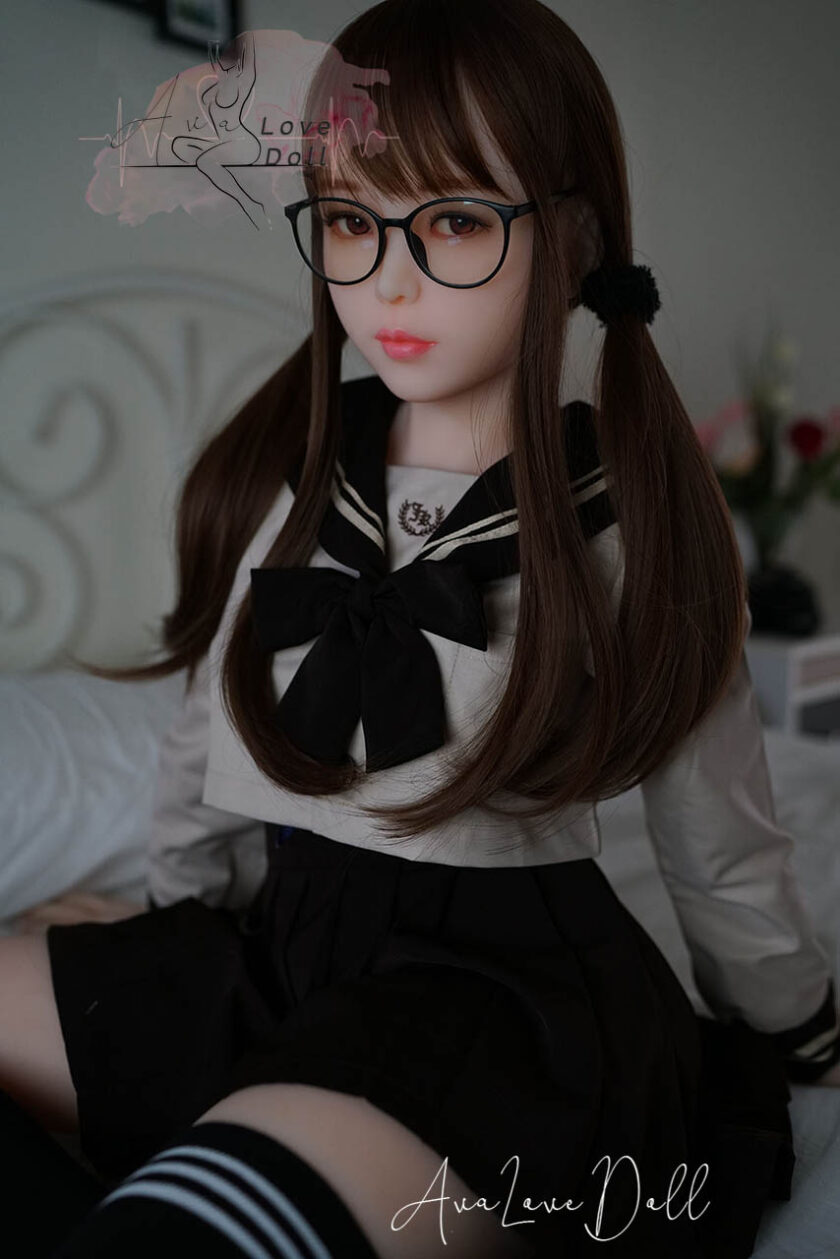 Akira Piper Doll Sitting Schoolgirl Lunette