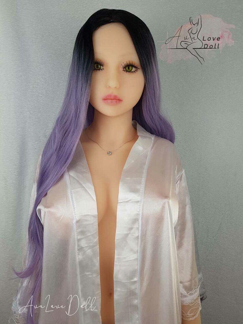 Perruque Violette Ondulée
