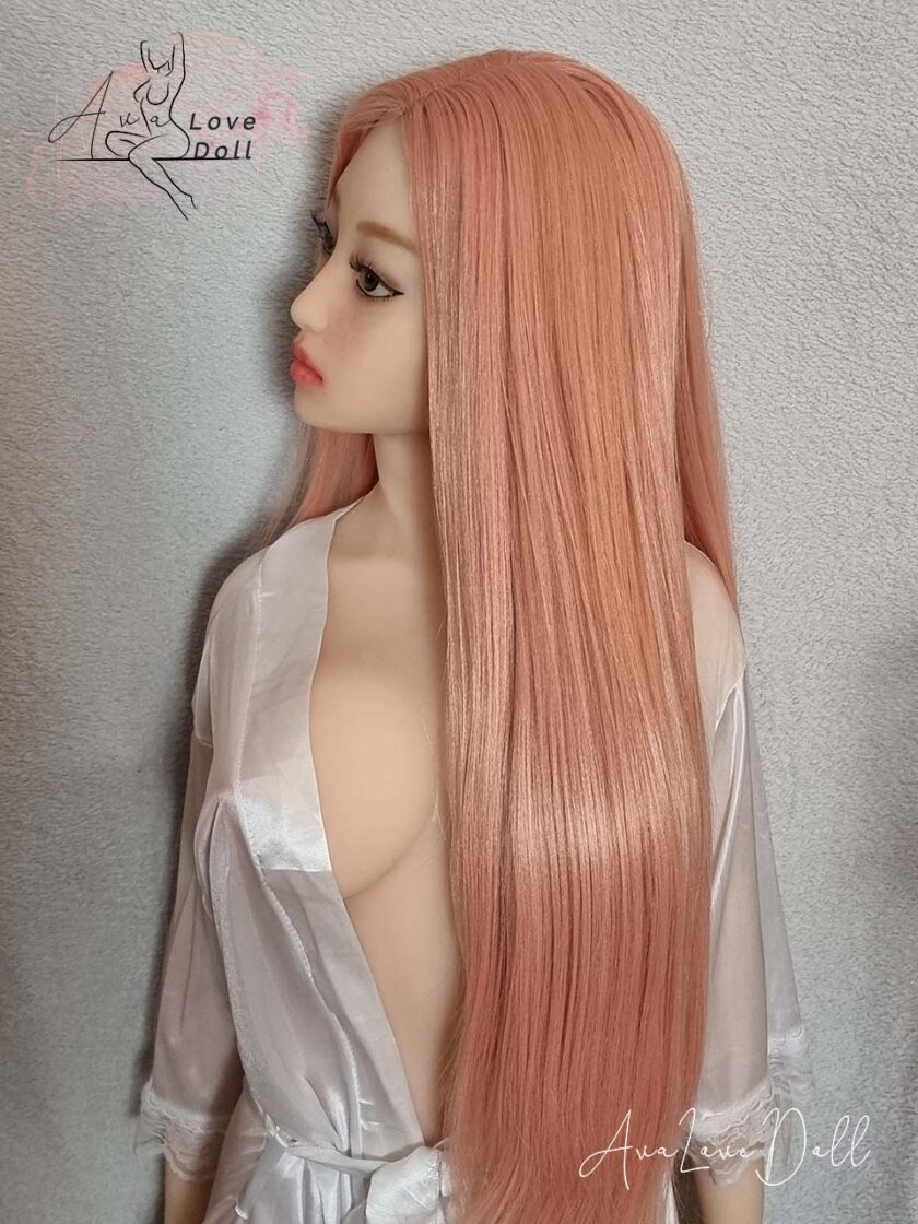 Perruque Premium Lace Front Synthétique Raide 150% 80 cm – Image 5