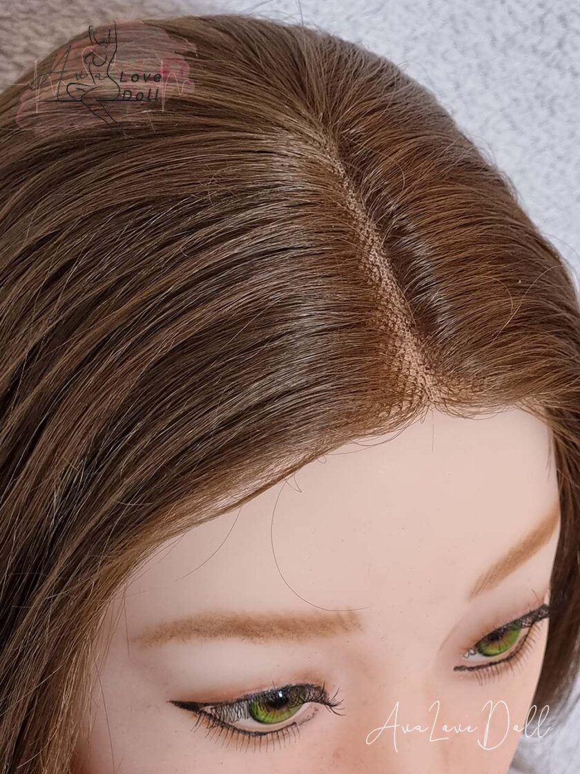 Perruque Premium Lace Front Synthétique Raide 150% 55 cm – Image 5