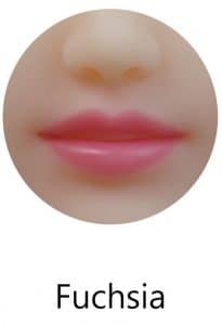 Fuchsia lips