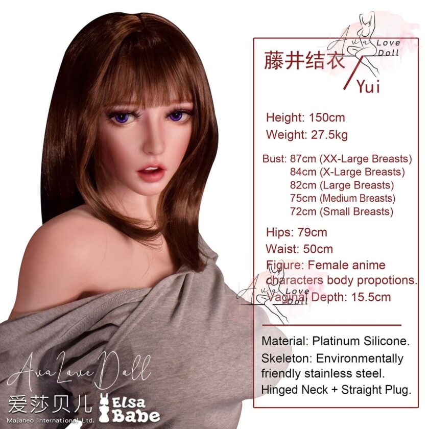 Poupée Silicone Elsa Babe Fujii Yui | 150 cm Bonnet B C E F H – Image 3