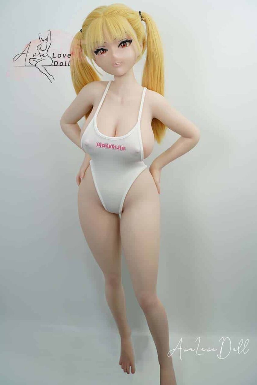 One Piece Swimsuit White Irokebijin Kospley 90 - 100 cm