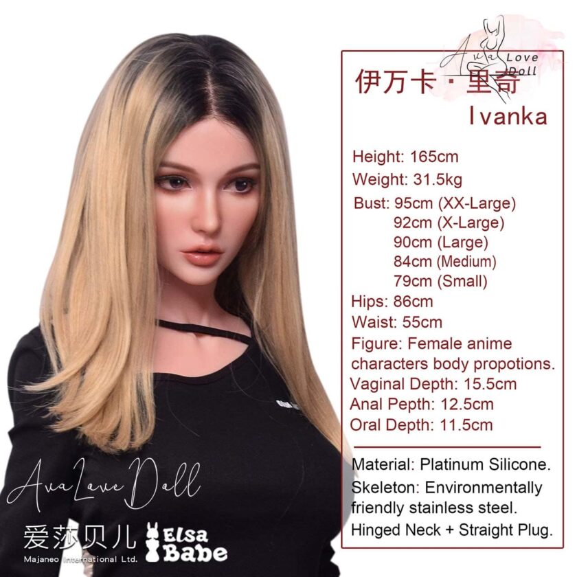 Poupée Silicone Elsa Babe Ivanka Ricci | 165 cm Bonnet A C D F G – Image 3