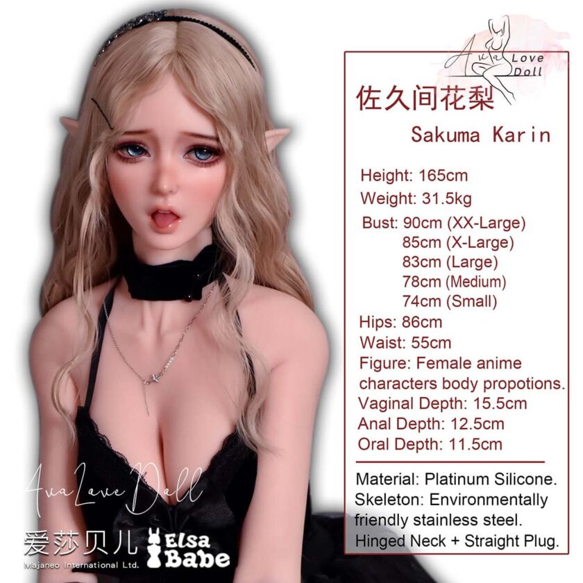 Poupée Silicone Elsa Babe Sakuma Karin | 165 cm Bonnet A C D F G – Image 3