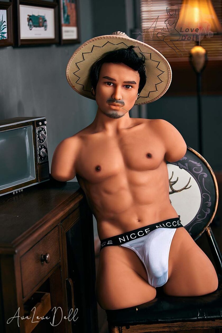 Irontech Torso Sexdoll TPE Homme Tête Kelvin | 100 cm – Image 3