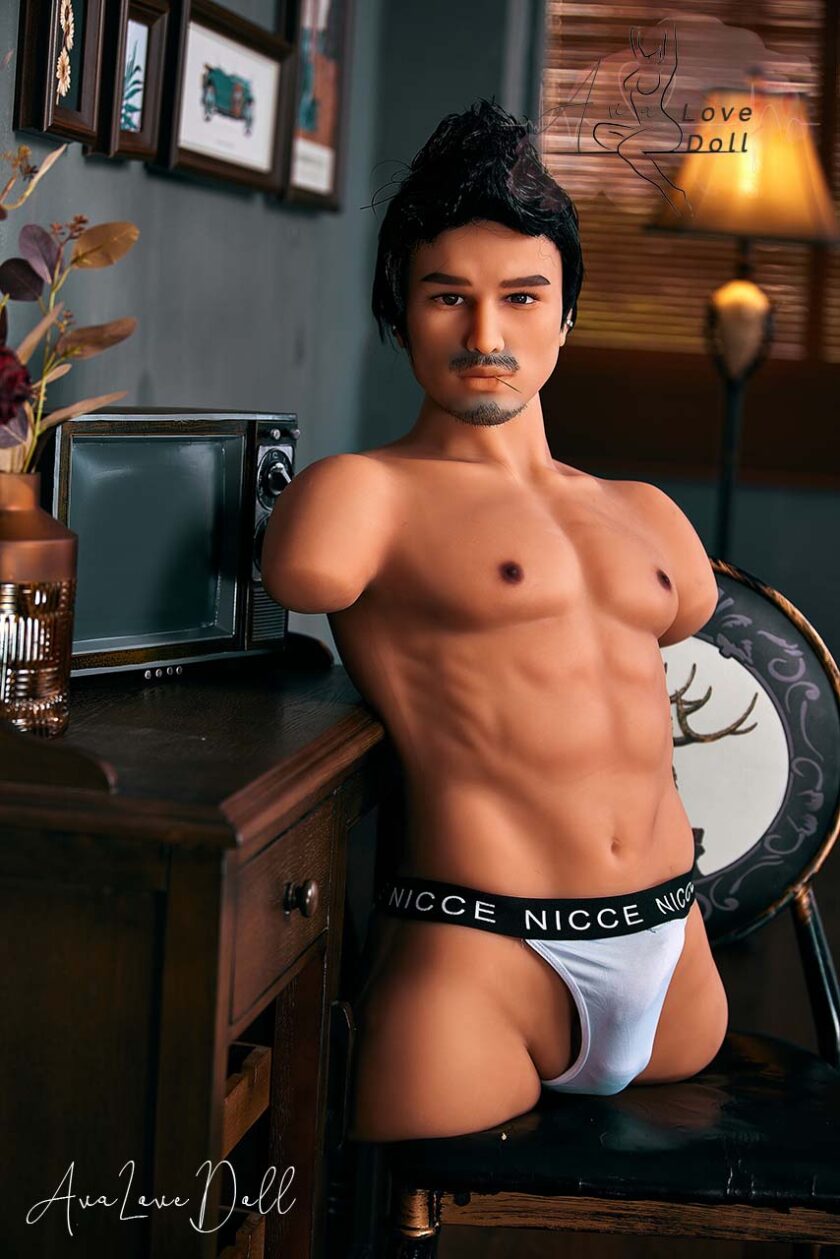 Irontech Torso Sexdoll TPE Homme Tête Kelvin | 100 cm – Image 4