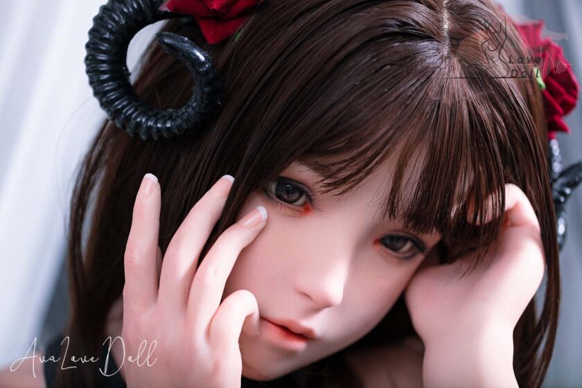 FU Doll Poupée Silicone Tête Miyuki J014 | 148 cm Bonnet D – Image 35
