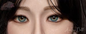 Yeux bleus foncés