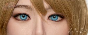 Yeux cyans