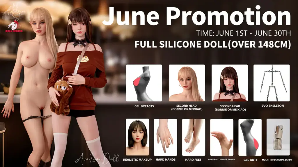 Doll Senior Silicone Promotion Sales June Juin Sexdoll 2025