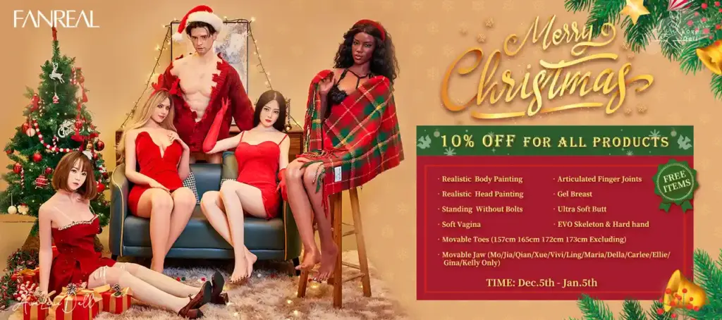 Fanreal Silicone December 2024 Promotion Noel Chritsmas Sale