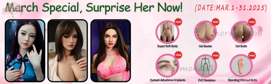 Poupee Sexuelle Silicone Normon Doll Promotion Sales Mars March 2025