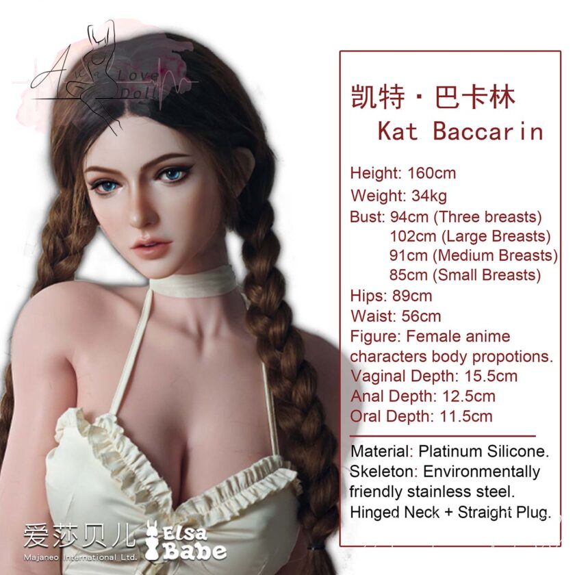 Poupée Silicone Elsa Babe Kat Baccarin | 160 cm Bonnet C F L – Image 3