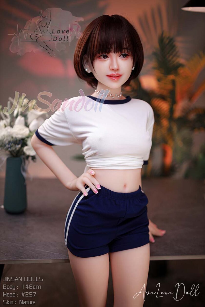 WM Doll Corps TPE & Tête Silicone 257 | 146 cm Bonnet B – Image 15