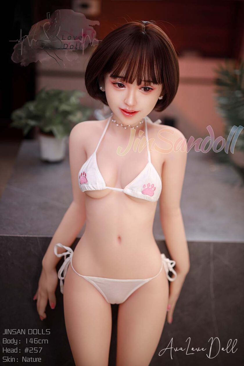 WM Doll Corps TPE & Tête Silicone 257 | 146 cm Bonnet B – Image 23