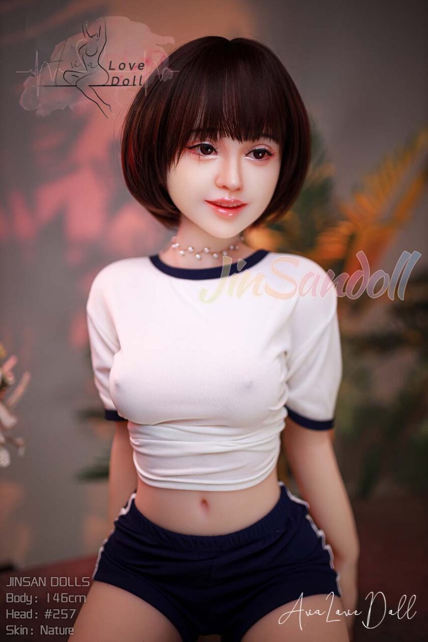 WM Doll Corps TPE & Tête Silicone 257 | 146 cm Bonnet B – Image 25