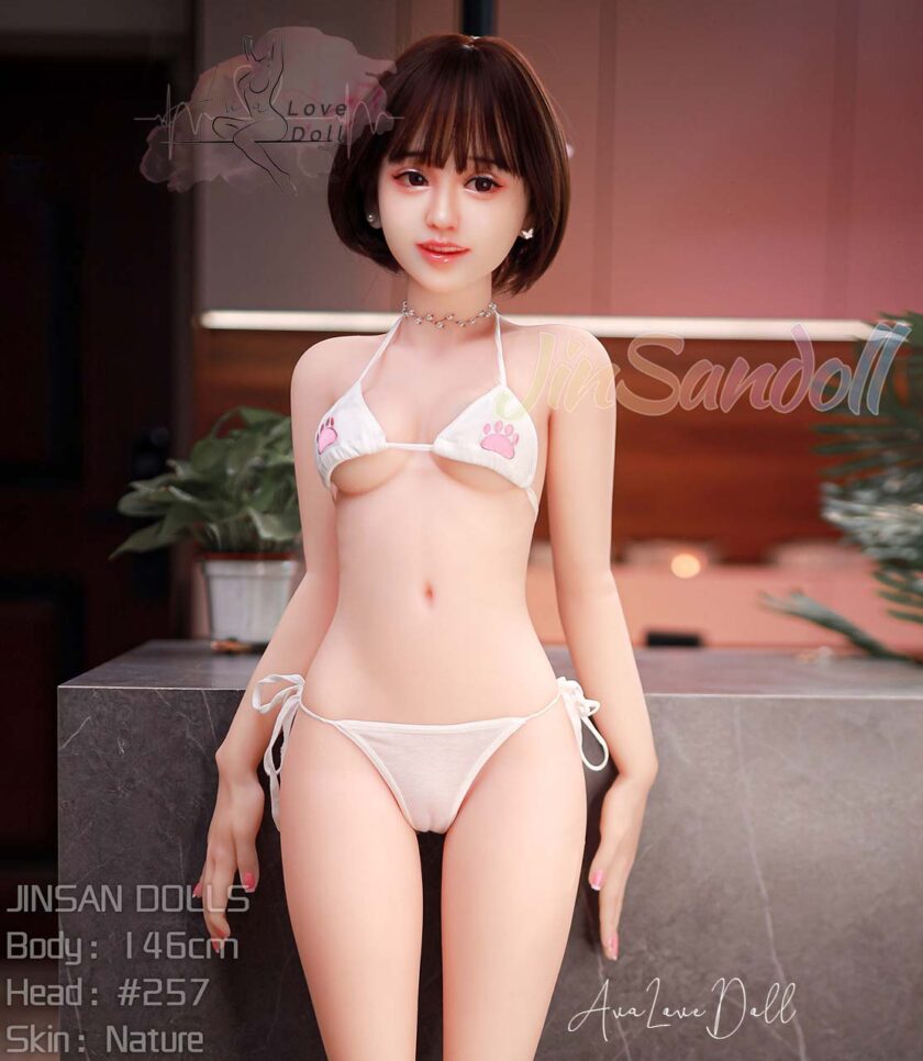 WM Doll Corps TPE & Tête Silicone 257 | 146 cm Bonnet B – Image 31