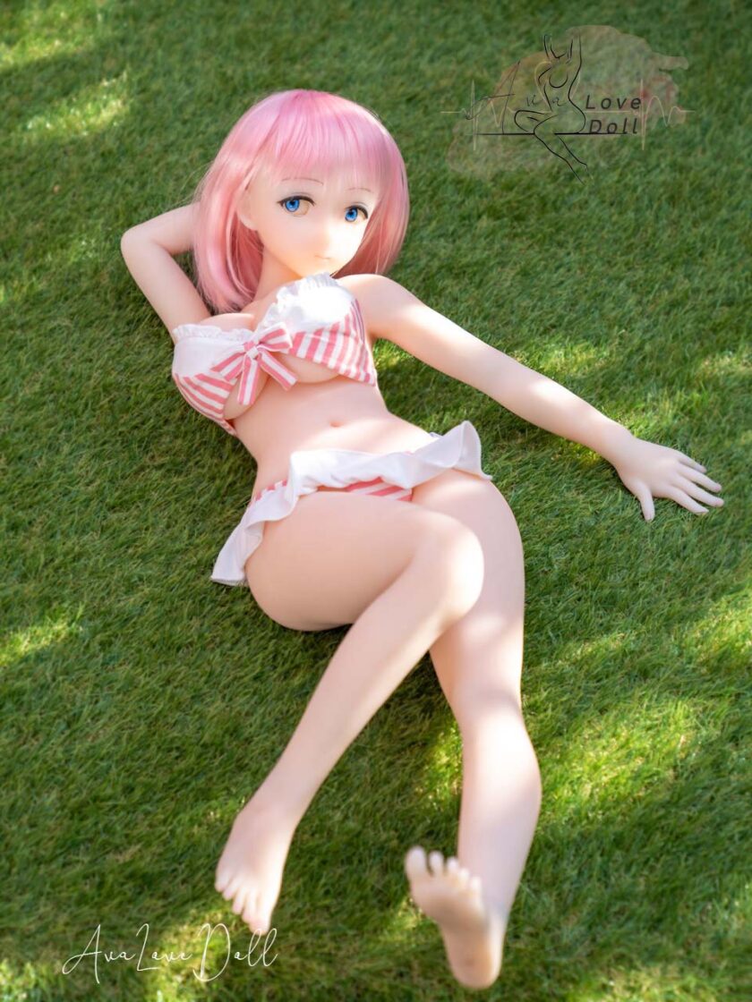 Bikini Rose & Blanc à Rayures Kospley 80 cm – Image 4