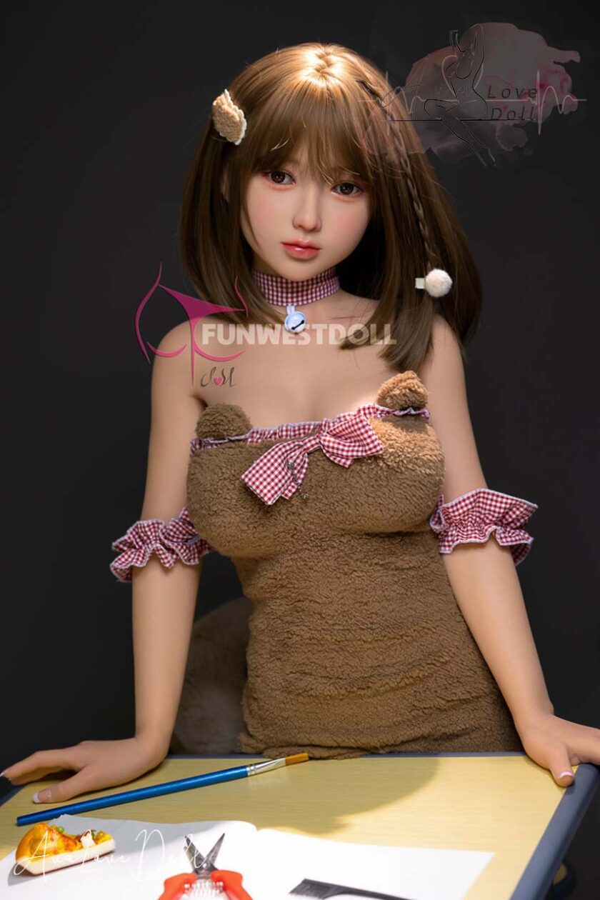 Funwest Poupée TPE Tête 41 Amy | 152 cm Bonnet D – Image 11