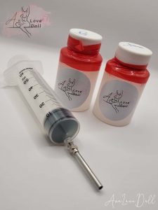 Kit poitrine en gel poupée silicone ou TPE avec gel ou seins creux