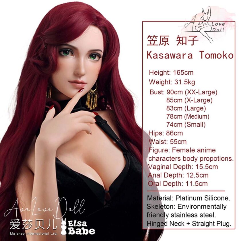 Poupée Silicone Elsa Babe Kasawara Tomoko | 165 cm Bonnet A C D F G – Image 3