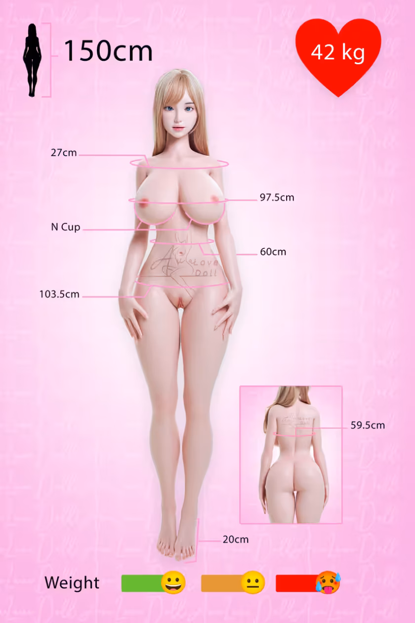 Specs JK Doll TPE 150N
