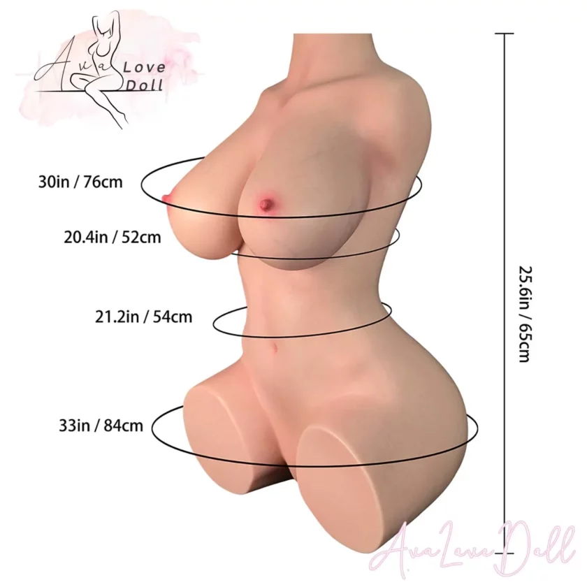 Torso silicone LoveNestle Quinn mensuration