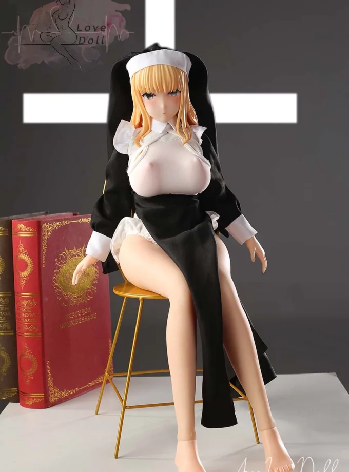 Poupée Silicone Future Doll + Tête PVC Modèle 53 Nonne | 65 cm