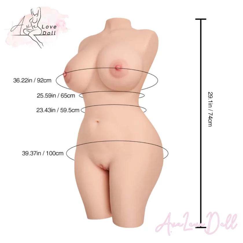 [En Stock <b>USA Seulement</b>] Tantaly Torso Sexdoll Badd Angel | 74 cm – Image 2