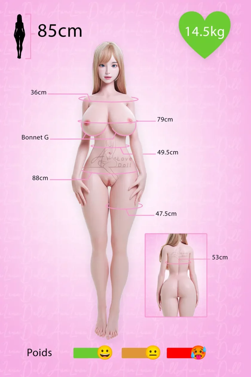 Starpery Torso Sexdoll Silicone Adele | 85 cm Bonnet G – Image 2