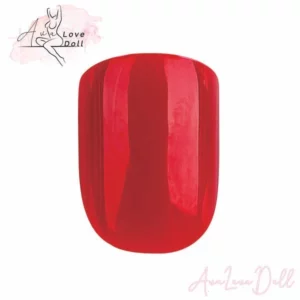 Ongles des mains rouges