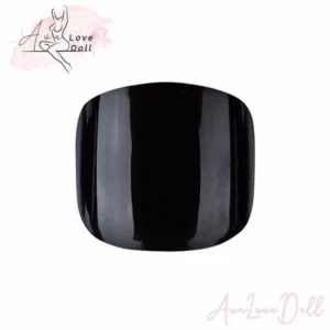 Ongles des pieds noirs