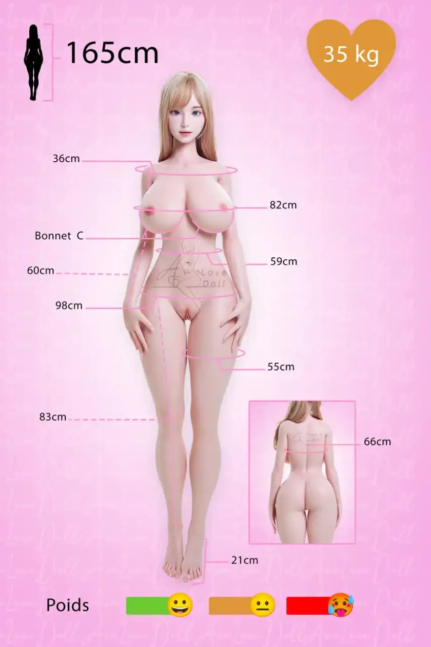 Mensuration-HR-Doll-Silicone-165C