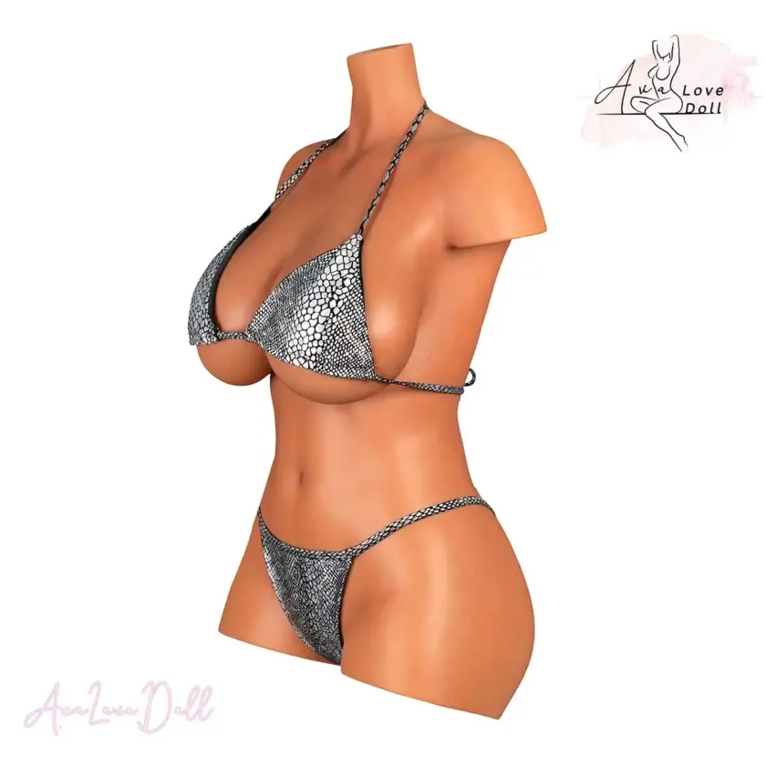 Buste Torso Silicone LoveNestle Aubrey Tan