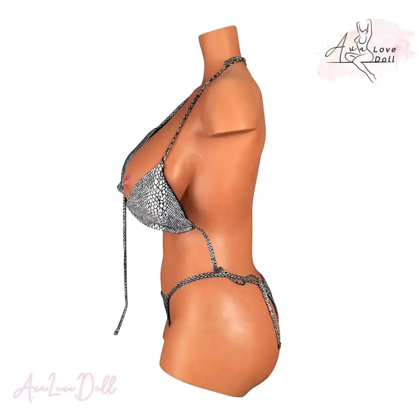 Buste Torso Silicone LoveNestle Aubrey Tan