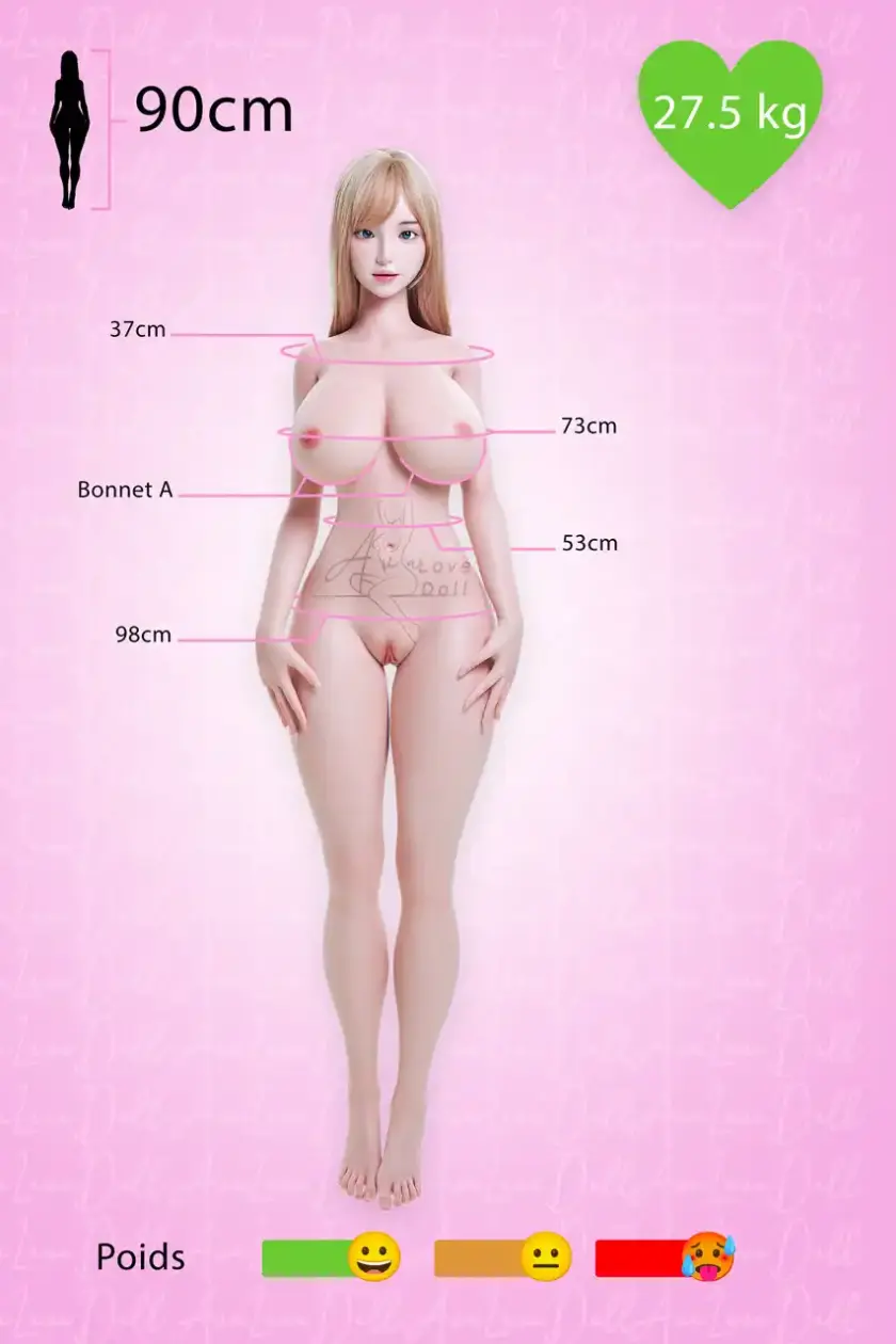 [En Stock <b>Europe Seulement</b>] Torso Sexdoll TPE Climax Doll | 90 cm Bonnet A – Image 2