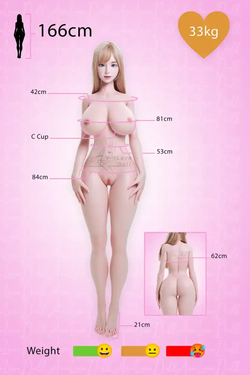 Poupée TPE WM Doll Tête Silicone SS194 ROS | 166 cm Bonnet C – Image 28