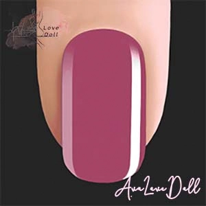 Ongles des mains roses