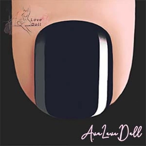 Ongles des pieds noirs