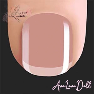 Ongles des pieds french manucure