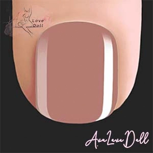 Ongles des pieds naturels