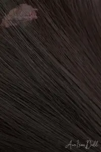 Cheveux synthétiques noirs