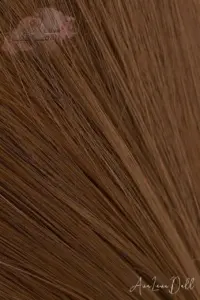 Cheveux synthétiques marrons