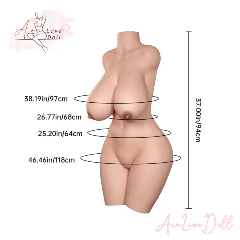 LoveNestle Torso Sexdoll Silicone Romona | 94 cm Bonnet I – Image 2