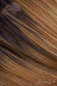 Cheveux synthétiques noirs & marrons