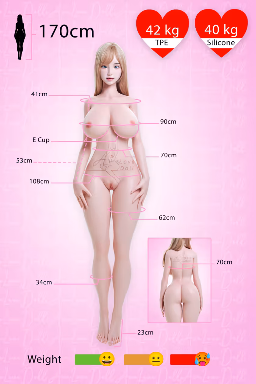 Specs TOP CY doll Silicone TPE 170E