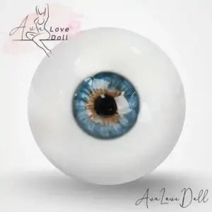 Yeux bleus avec veines