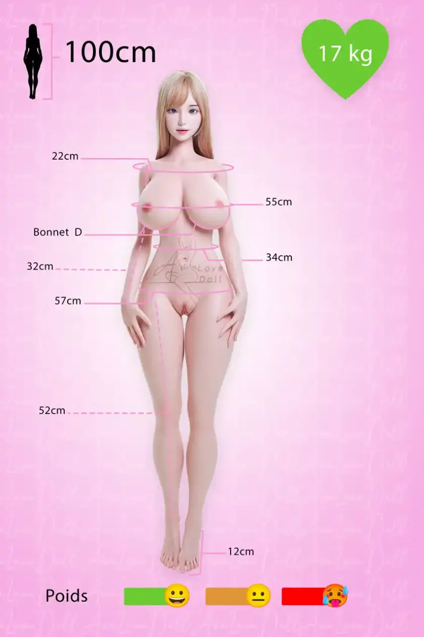 Poupée Silicone Dolls Castle #SA44 Wanida | 100 cm Bonnet D – Image 2
